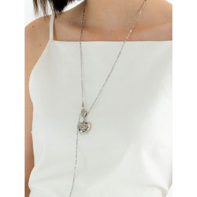 captainbanana Drop Chain Heart Pendant Necklace