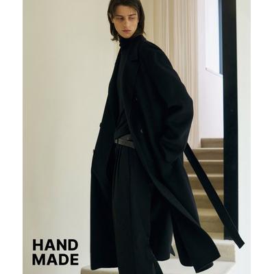 drawfit Handmade cashmere double robe coat