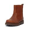 Winterstiefel TIMBERLAND "COURMA KIDMID WARM LINED BOOT", Damen, Gr. 36, medium braun, Leder, sportlich, Schuhe, Stiefelette, Winterschuhe,gefüttert& wärmend