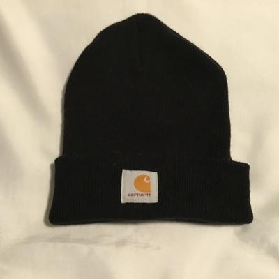 Carhartt Accessories | Vintage Carhartt A18-Blk 100% Acrylic Black Watch Hat Beanie Cap Made In Canada | Color: Black | Size: Os