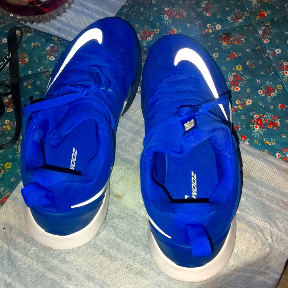 Nike Shoes | Blue Nike Basketball Shoes Men Size 12 | Color: Blue | Size: 12