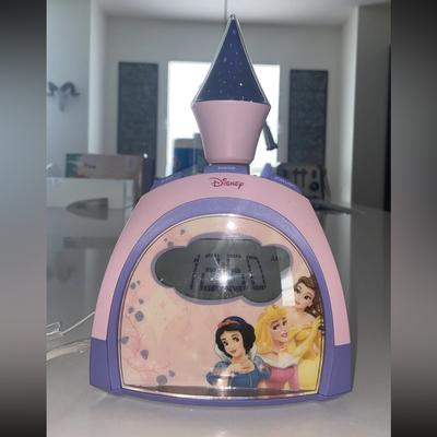 Disney Portable Audio & Video | Disney Princess Castle Alarm Clock Radio Pink Purple Starlight Vtg W/ Box Works | Color: Pink/Purple | Size: Os