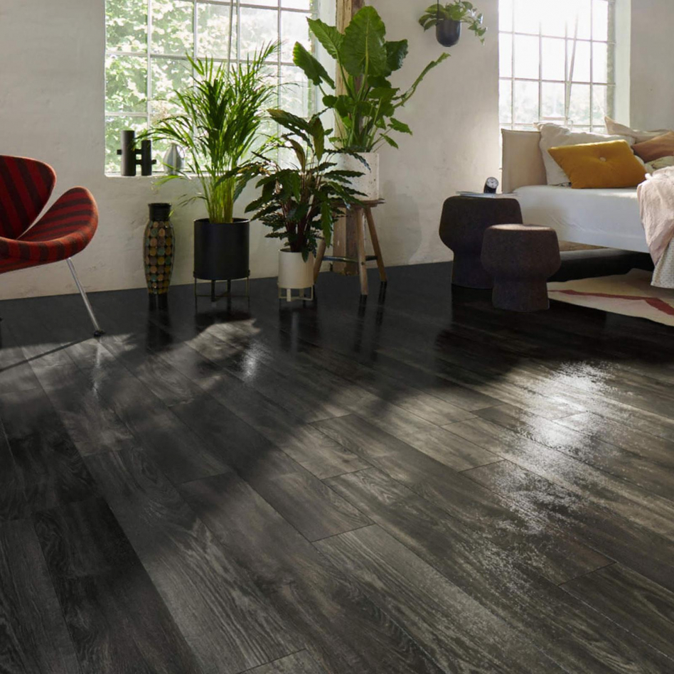 HARO Landhausdiele DISANO WaveAqua TC 4V Eiche Whistler Basalt authentic, 1282x193x8 mm Image