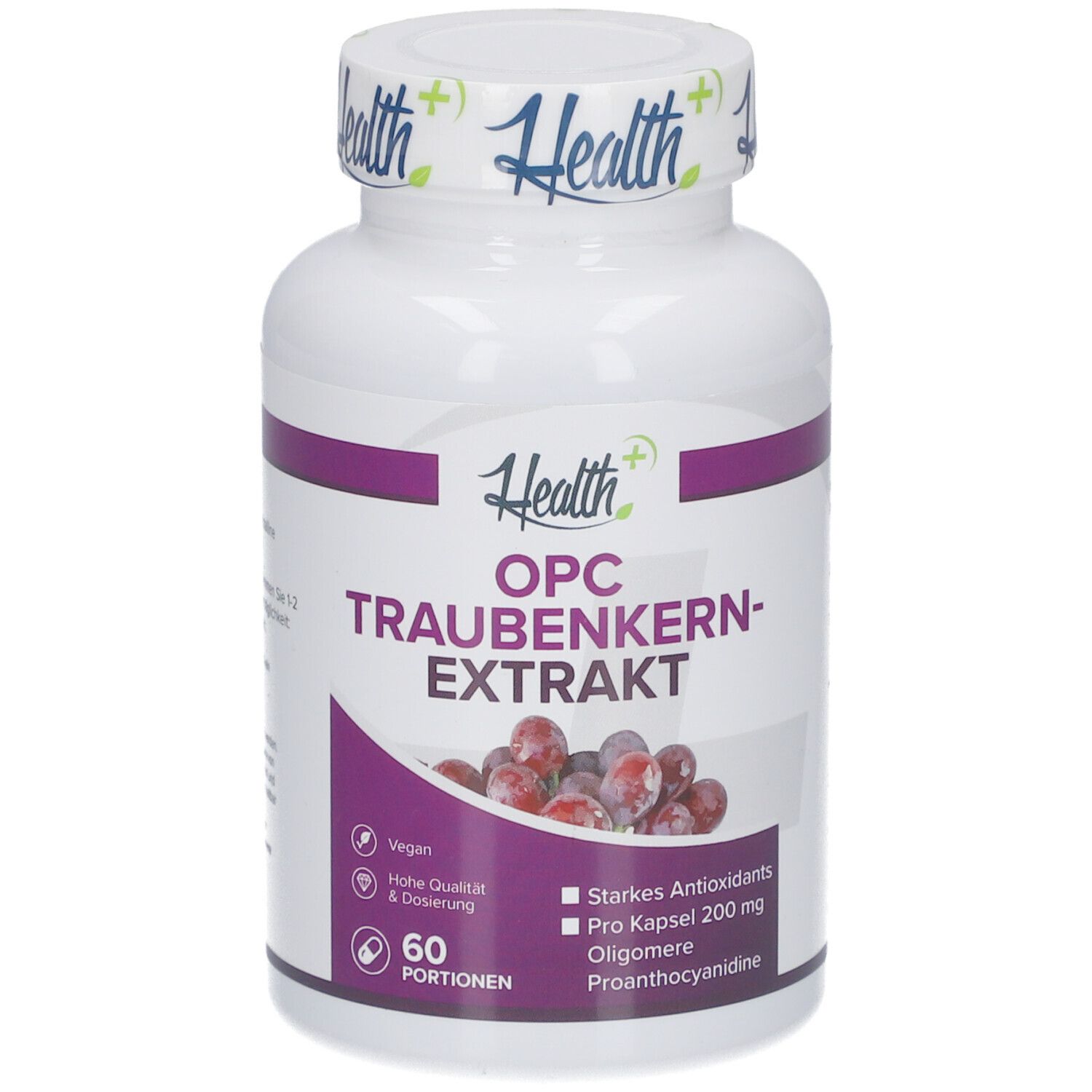 Health+ Grape Seed Extract (120 Caps) Unflavored 120 St Kapseln