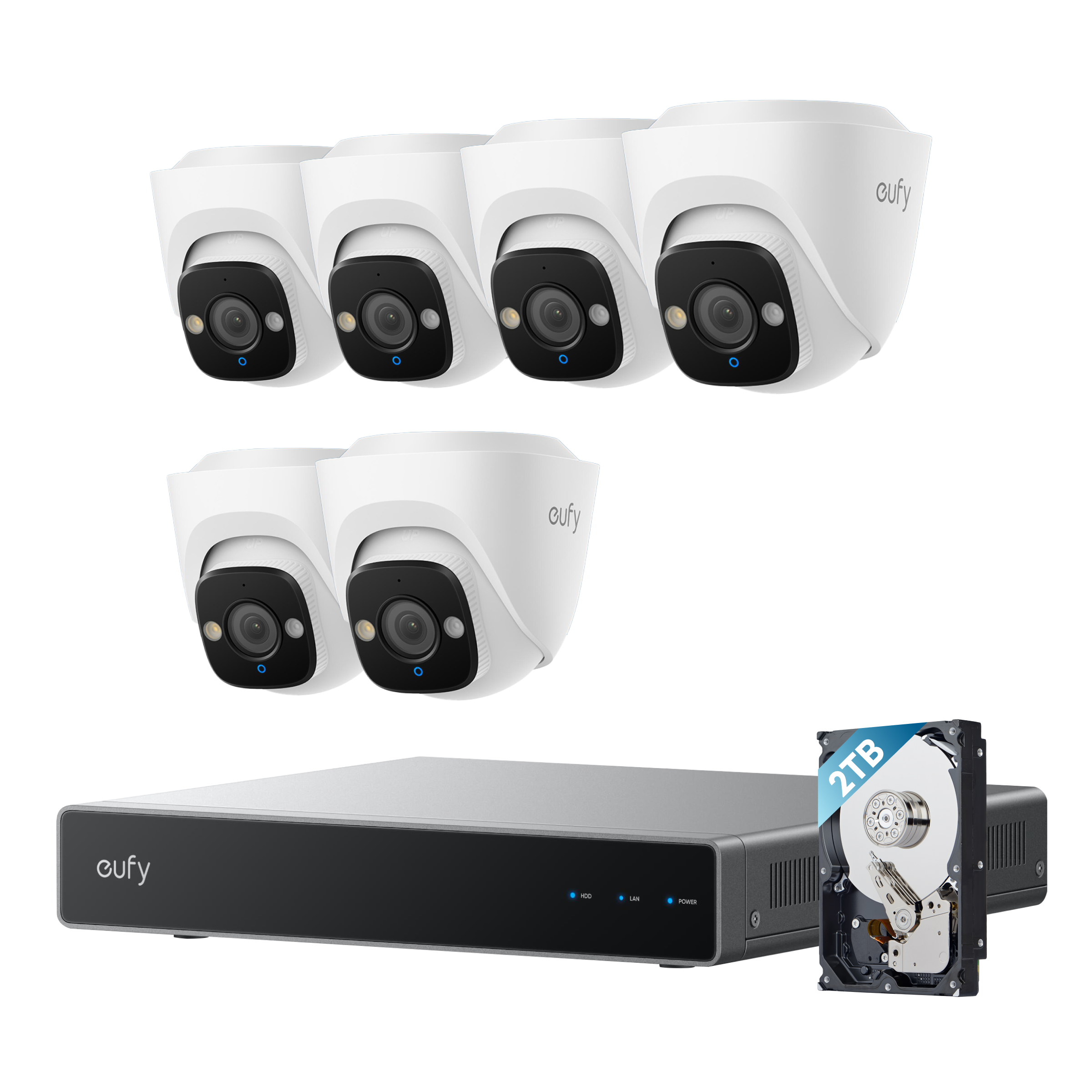 eufy PoE NVR CCTV Security System E41 (6 PoE Cam Kit)