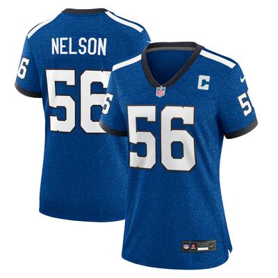 Indianapolis Colts Nike Game Indiana Nights Ausweichtrikot - königsBlau - Quenton Nelson - Damen Image