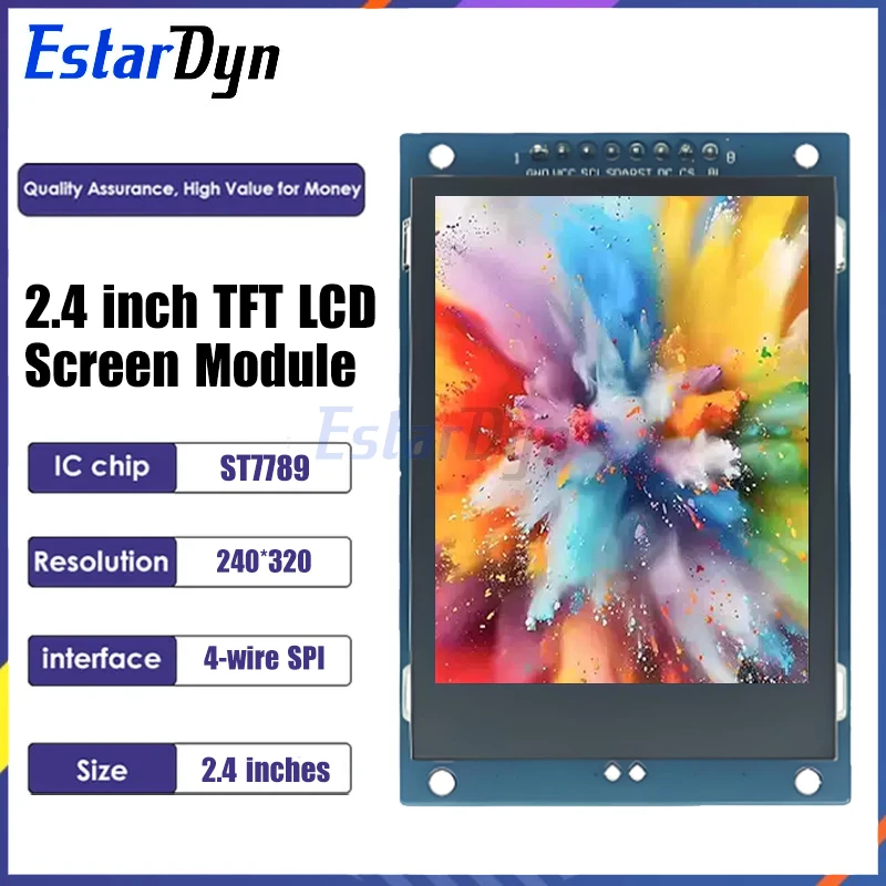 Estardyn 2.4 pouces TFT LCD écran ST7789 petit écran 240*320 module moniteur LCD écran couleur SPI