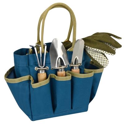 Gnbi Mini Garden Tool Tote Set, Teal