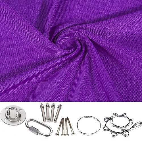 Indoor-Therapieschaukel für Kinder und Jugendliche. Verstellbare Luft-Yoga-Hängematte hat eine beruhigende Wirkung auf die Bedürfnisse von Kindern Image