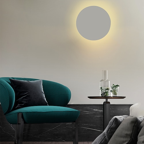 Lightinthebox Mini-Stil, einfach/modern/zeitgenössisch, 20 cm/30 cm Wandleuchte, LED-Wandlampenamp; Wandlampen aus Metall für Wohnzimmer/Schlafzimmer/Esszimmer Image