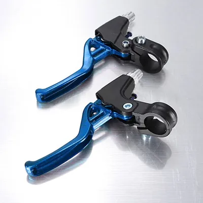 Bicycle Parts Bike Brake Levers 4 Aluminum Mountain Brake Colors Cycling Lightweight Fit 2Pcs 2-Finger NEW 2018