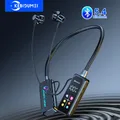 Schermo HD Auricolari Bluetooth 5.4 Cuffie con archetto da collo Cuffie wireless TWS Auricolari stereo HiFi con riduzione del rumore per Xiaomi dal vivo HD Screen Bluetooth 5.4 Earphones Neckband