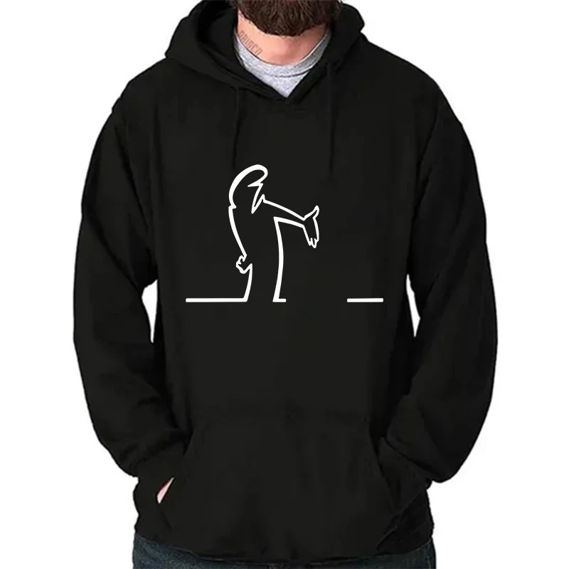 New Balum La Linea Felpa con cappuccio con stampa Felpe Uomo Donna Pullover con cappuccio Felpa con cappuccio a maniche lunghe unisex Top Felpe con cappuccio per coppia