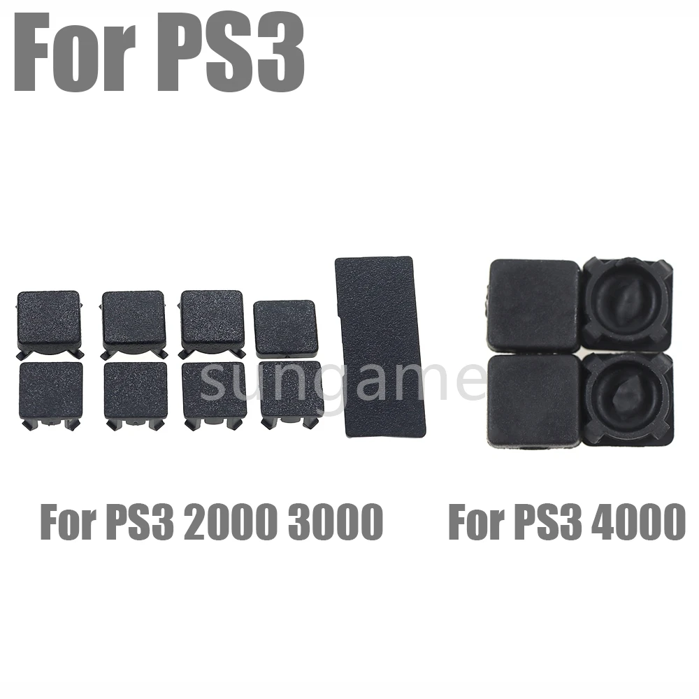30sets For Playstation 3 PS3 Slim 2000 3000 4000 Rubber Boot Pad Feet Plastic Screw Cover Kit HDD Swivel Door