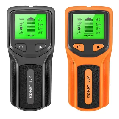 5 in 1 Stud Finder Tool Backlight Display Stud Finder Wall Scanner Accurate Edge Center Wood Metal AC Live Wires Detection