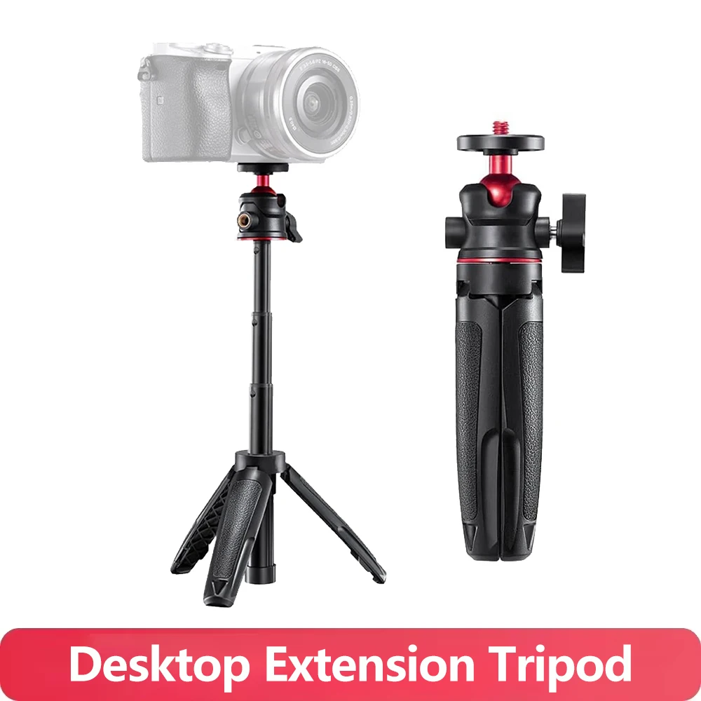 Tragbares Mini-Desktop-Verlängerungsstativ 360° ° Kugelkopf-Selfie-Stick für Kamera GoPro Insta360 X5 X4 DJI OSMO Action 6 5 Vlog Live Image