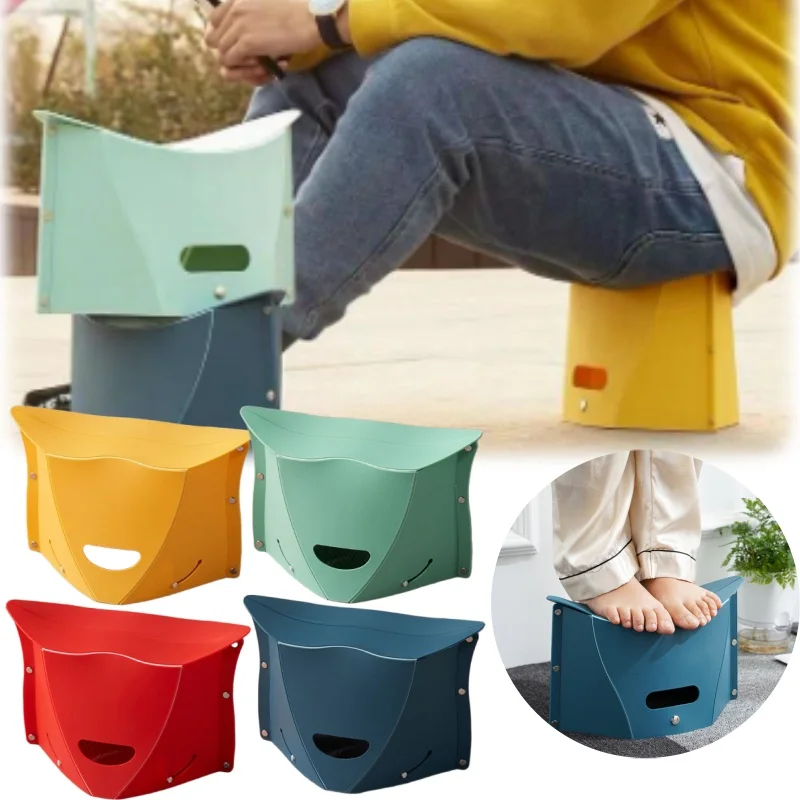 Outdoor Camping Klappstuhl Tragbare Picknick Hocker MIni Lagerung Angeln Wohnzimmer Strand Garten Ultraleichte Möbel