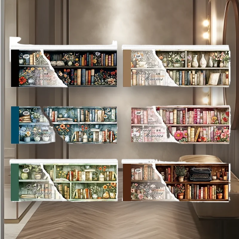 1 Packung/2 Packung Buchsammlungsserie Handkonto Basiscollage DualMaterial Supplies 6 Stile Perfekt für Scrapbooking-Dekoration Image