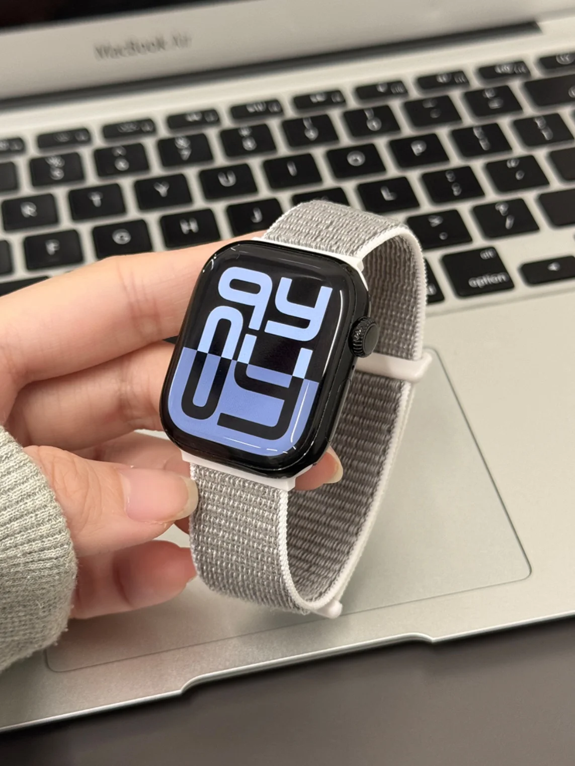 Nylon-Schlaufenarmband für Apple Watch Band Ultra-2 49 mm 44 mm 40 mm 45 mm 41 mm Sportarmband iWatch Bands Serie 9 8 Se 7 6 5 4 3 Image