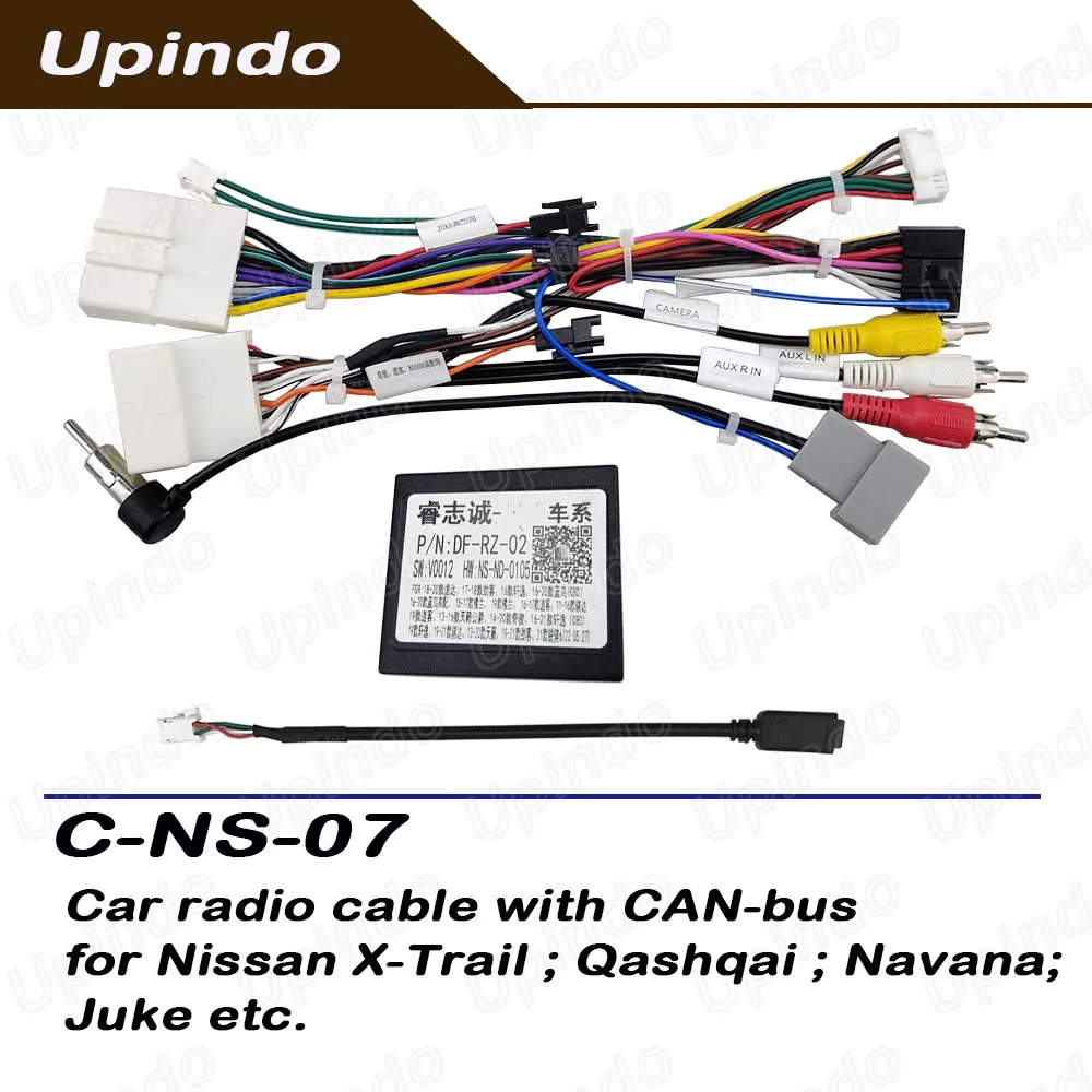 Android-Funkkabel mit CAN-Bus für Nissan X-Trail Qashqai Juke Navana 2016+ | Adapter für Kabelbaum Image