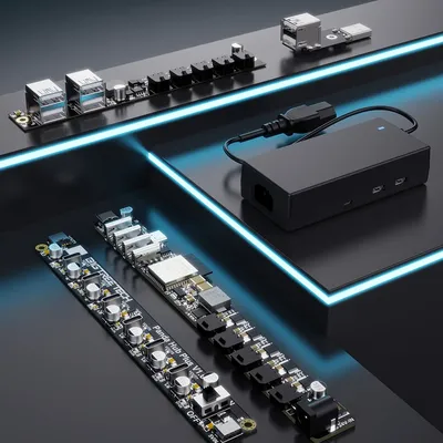 BIQU 3D-Drucker Power Management Panda Hub Plus All-in-One Power Management Center für Bambulab P1 X1 A1 3D-Drucker