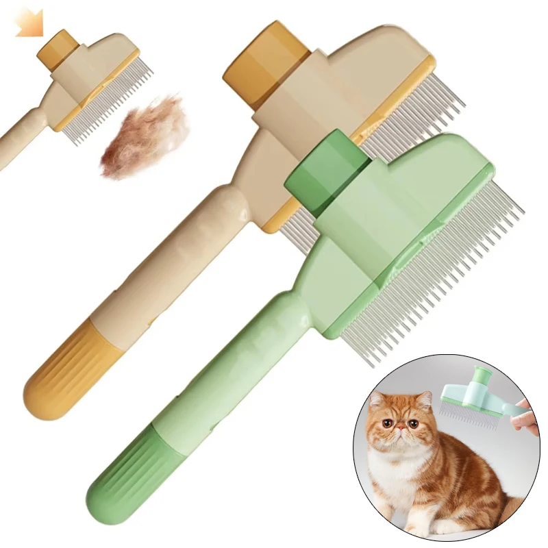 Katze Pflege Massage Pinsel Haustier Kamm Professionelle Offene Knoten Haustier Haar Entfernung Pinsel Langlebig kätzchen kamm Haustier Zubehör