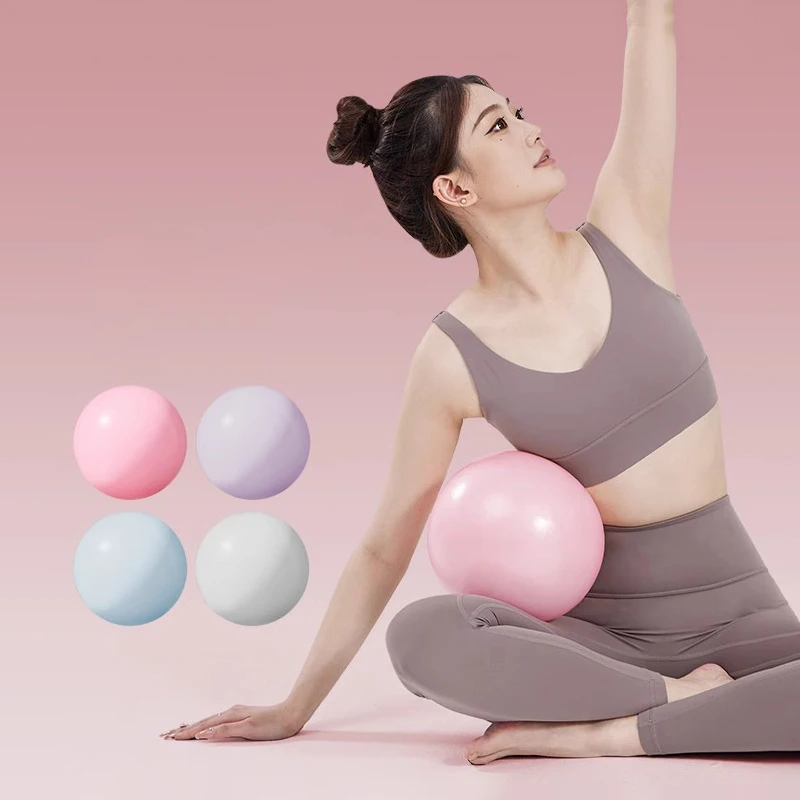 25 cm Yoga Ball Pilates Ball Explosionsgeschützte Yoga Core Ball Indoor Balance Fitness Ball Pilates Yoga Fitness Ausrüstung