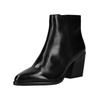 High-Heel-Stiefelette REGARDE LE CIEL "Regarde Le Ciel Stiefelette Leder", Damen, Gr. 38, schwarz, Leder, casual, Schuhe