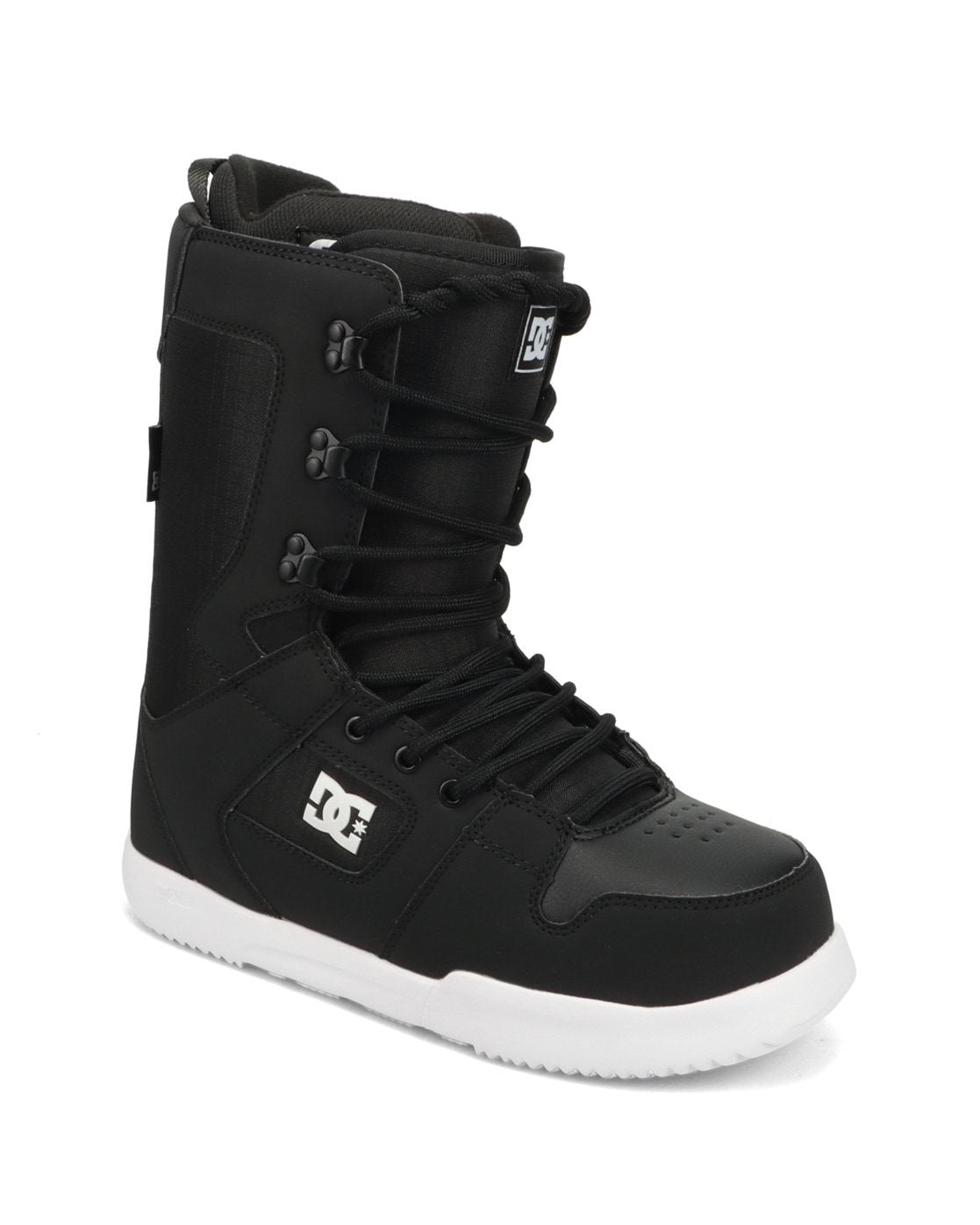 Snowboardboots DC SHOES "Phase" Gr. 8, schwarz-weiß (schwarz, weiß), Schuhe, 8(40,5), Obermaterial: Synthetikmaterial / Futter: Textil / Außensohle: EVA