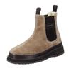Chelseaboots GANT "Sistown", Damen, Gr. 41, beige, Veloursleder, casual, Schuhe, Winterboots, Schlupfboots mit Strecheinsatz und Plateausohle