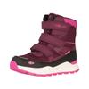 Winterstiefel TROLLKIDS "KIDS RAULAND WINTER BOOTS", Damen, Gr. 32, rosa (rotwood, magenta), Textil, Synthetik, sportlich, Schuhe, wasserdicht, Klettverschluss, reflektierende Details