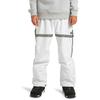 Snowboardhose DC SHOES "Squadron 30K", Herren, Gr. S, weiß, 100% Polyester, Hosen