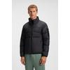 Daunenjacke BOSS GREEN, Herren, Gr. M, blau (dunkelblau402), Web, Obermaterial: 100% Polyester. Füllung: 80% Entendaune, 20% Entenfeder, unifarben, casual, regular fit normal, hoch geschlossener Ausschnitt, Langarm abgesteppte Kante, Jacken,...