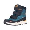 Winterstiefel TROLLKIDS "KIDS RAULAND WINTER BOOTS", Damen, Gr. 34, nordic blau, navy, Textil, Synthetik, sportlich, Schuhe, wasserdicht, Klettverschluss, reflektierende Details