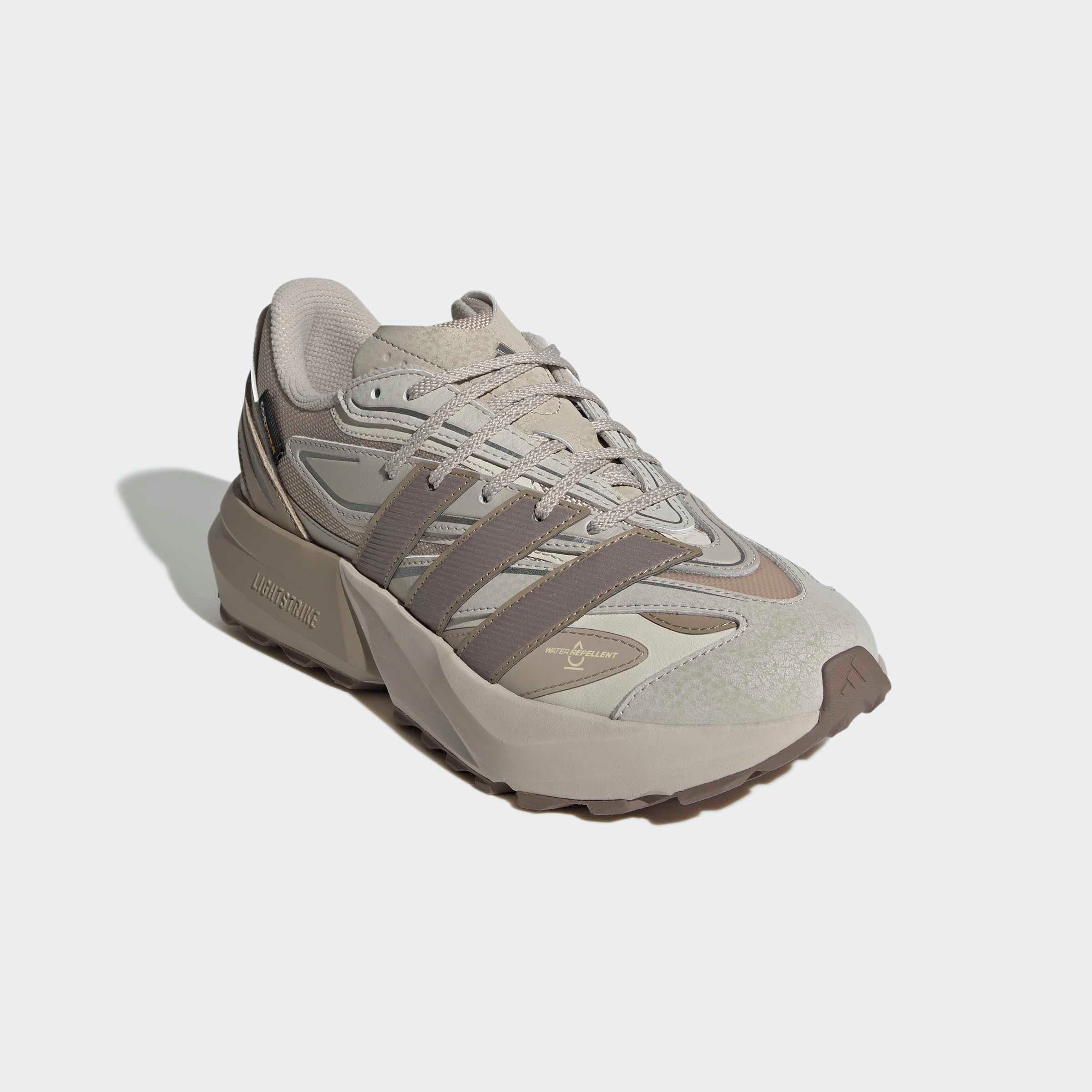 Sneaker ADIDAS SPORTSWEAR "LIGHTBLAZE ATR E", Gr. 36, braun (wonder beige, trace braun, iron metallic), Leder, Synthetik, Textil, Schuhe