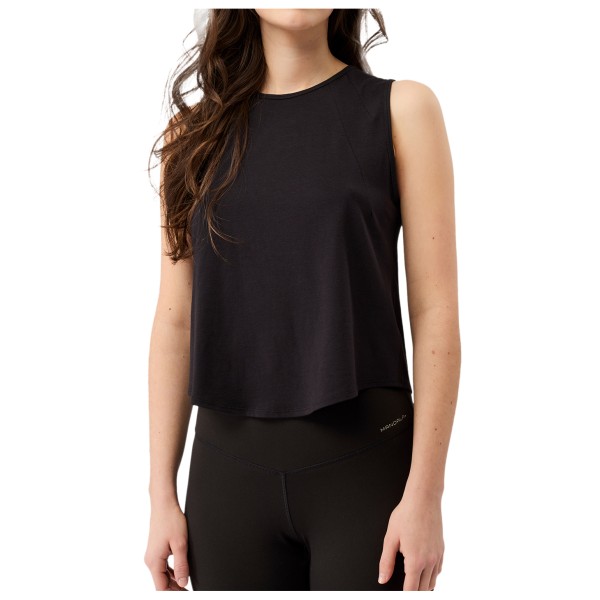 Mandala - Women's Cropped Tank Top - Top Gr S schwarz