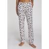 Pyjamahose S.OLIVER, Damen, Gr. 48/50, N-Gr, rosa (rosa, gemustert), Single Jersey, Obermaterial: 50% Baumwolle, 50% Viskose, gemustert, casual, Basic lang, Hosen, Mit schönem Alloverdruck