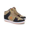 Sneaker DC SHOES "Manteca 4 Hi", Gr. 6,5(38,5), grau, beige, khaki, 51.34% Leder, 48.66% Synthetikmaterial, Schuhe