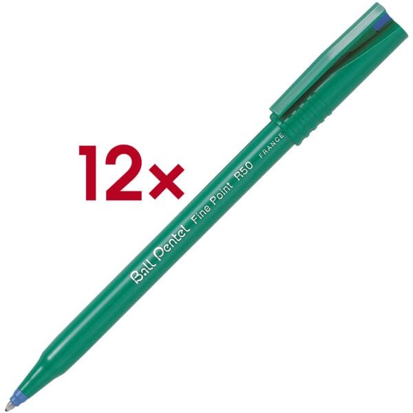 Pentel Tintenroller »Ball Fine Point R50« 12 Stück blau Image