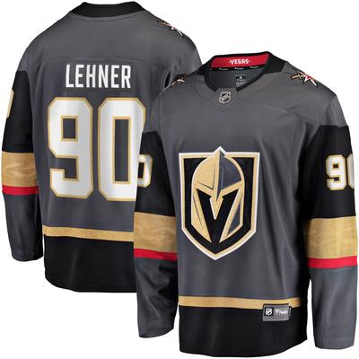 Vegas Golden Knights Fanatics Branded Home Breakaway Jersey - Black - Robin Lehner - Mens Image