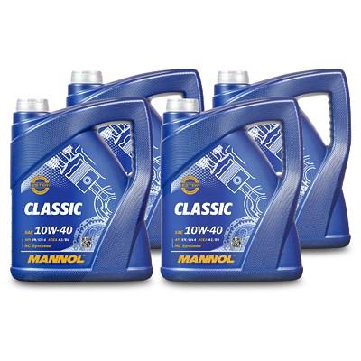 Mannol 4x 5 L Classic 10W-40 [Hersteller-Nr. MN7501-5] Image