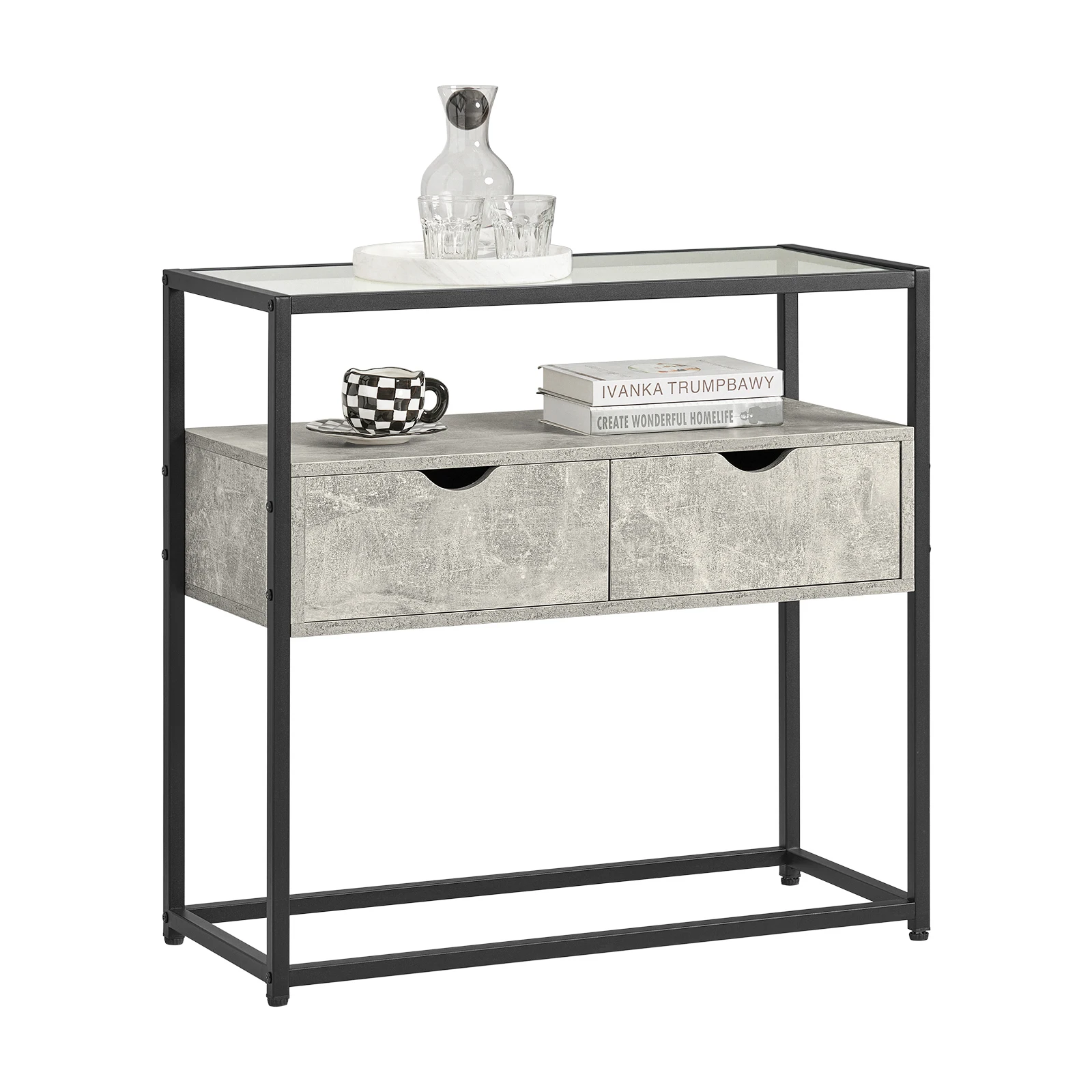 SoBuy FSB54 consoles table table de couloir étroite buffet table d