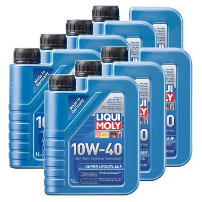 Liqui Moly 7x 1 L Super Leichtlauf 10W-40 [Hersteller-Nr. 1300] Image