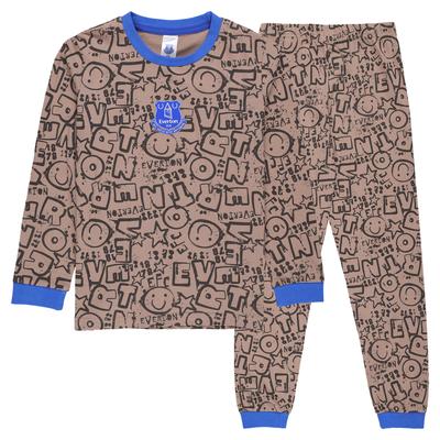 Everton-Pyjama mit kuscheliger Passform und Grafik – Natur – Kinder Image