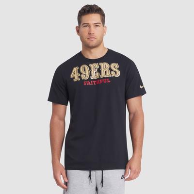 Schwarzes Nike-Essential-T-Shirt der San Francisco 49ers 2025 Rivalries Collection für Herren Image