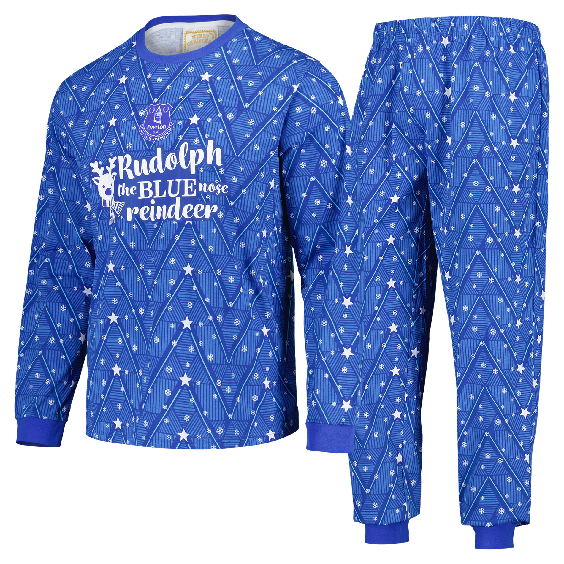 Everton Weihnachtspyjama – Royal – Herren Image
