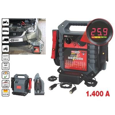 Ks Tools 12 V + 24 V Batterie-Booster, mobiles Starthilfegerät 1400 A [Hersteller-Nr. 550.1720] Image