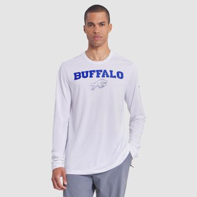 Nike Herren-Langarm-T-Shirt „Buffalo Bills 2025 Rivalries Collection Sideline Legend Dri-FIT“ in Weiß Image
