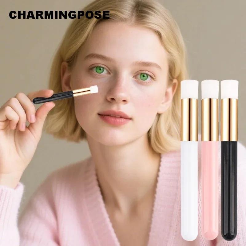 Weiches Wimpernreinigungsbürsten-Set – Dual-Ended Peel-Off-Design, Wimpernverlängerungsbürsten mit ergonomischem Griff, kompakte Größe für Pr Image