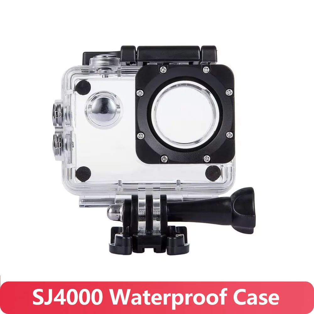 SJ4000 Wasserdichtes Gehäuse Unterwassergehäuse Tauchgehäuse für SJCAM SJ4000 / SJ4000 AIR / SJ4000 WIFI Action Kamera Zubehör Image